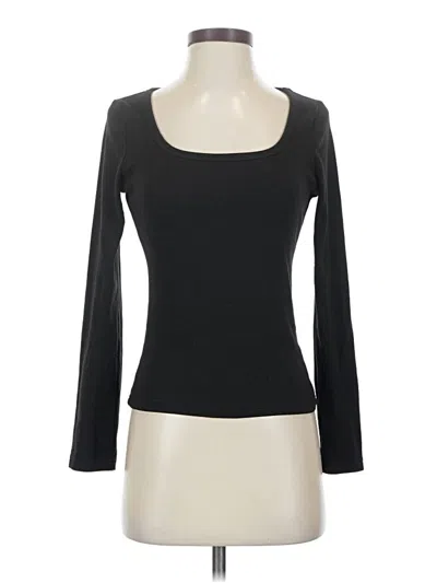 Pre-owned Dazy Long Sleeve T-shirt In Black