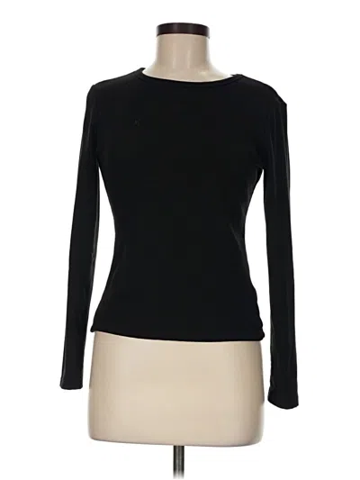 Pre-owned Dazy Long Sleeve T-shirt In Black