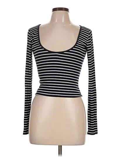 Pre-owned Dazy Long Sleeve T-shirt In Black
