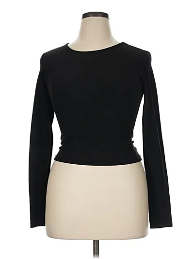 Pre-owned Dazy Long Sleeve T-shirt In Black