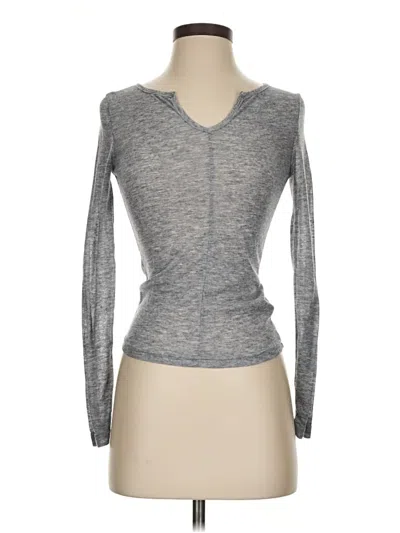 Pre-owned Dazy Long Sleeve T-shirt In Gray