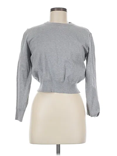 Pre-owned Dazy Long Sleeve T-shirt In Gray
