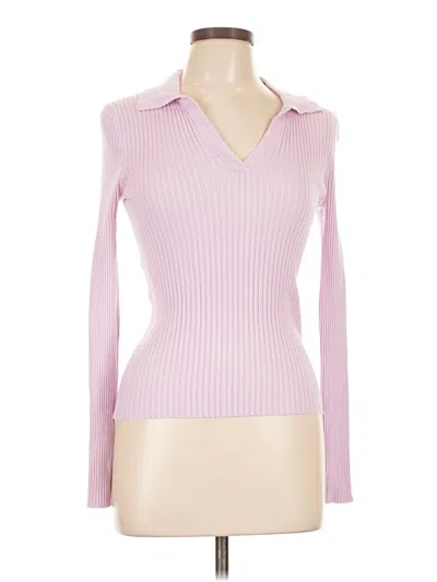 Pre-owned Dazy Long Sleeve T-shirt In Pink