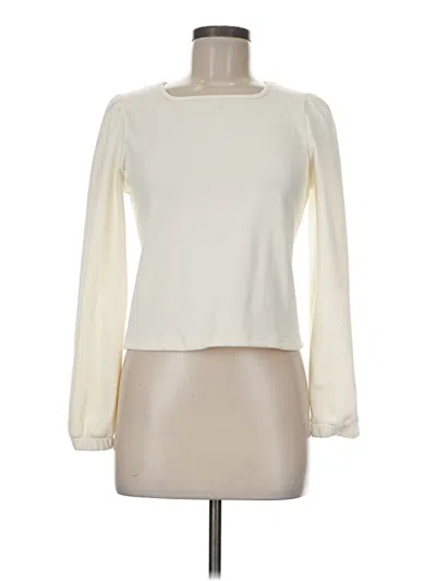 Pre-owned Dazy Long Sleeve T-shirt In White