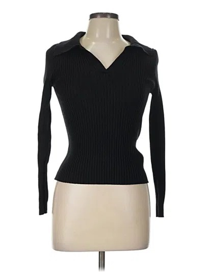 Pre-owned Dazy Long Sleeve Turtleneck In Black