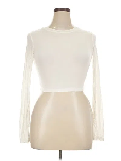 Pre-owned Dazy Long Sleeve Turtleneck In Ivory