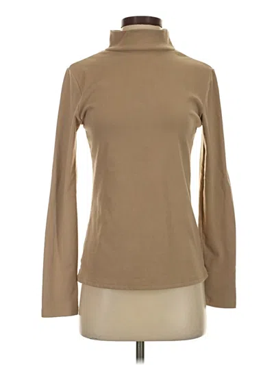 Pre-owned Dazy Long Sleeve Turtleneck In Tan