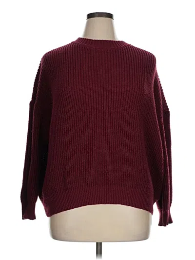 Pre-owned Dazy Pullover Sweater In Burgundy