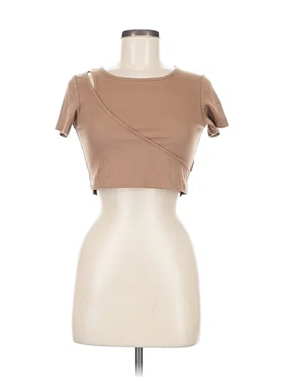 Pre-owned Dazy Short Sleeve T-shirt In Brown