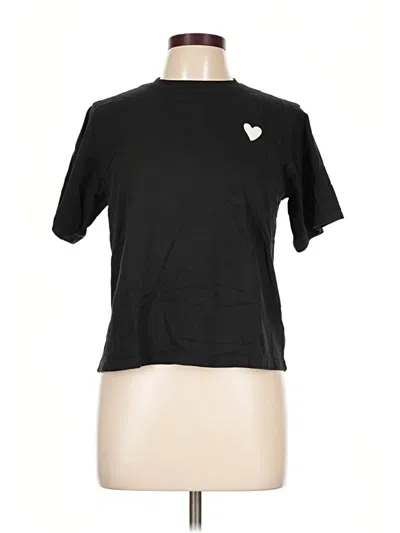Pre-owned Dazy Short Sleeve T-shirt In Black