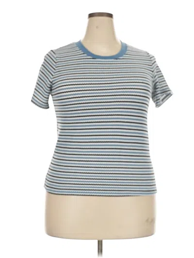 Pre-owned Dazy Short Sleeve T-shirt In Blue