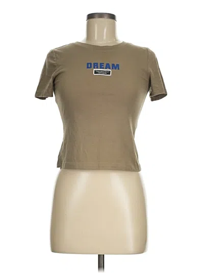 Pre-owned Dazy Short Sleeve T-shirt In Brown