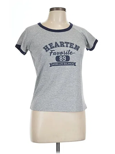 Pre-owned Dazy Short Sleeve T-shirt In Gray