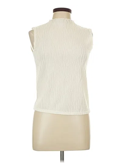 Pre-owned Dazy Sleeveless Blouse In White