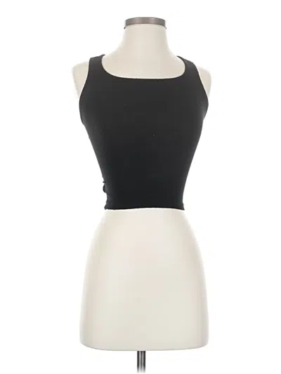 Pre-owned Dazy Sleeveless Top Black Halter Neckline Tops
