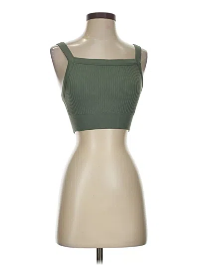 Pre-owned Dazy Sleeveless Top Green Square Neckline Tops
