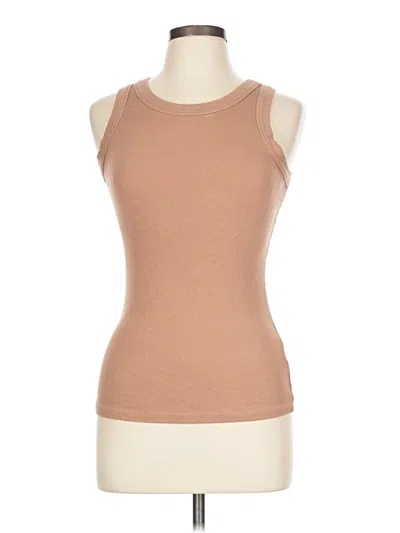 Pre-owned Dazy Sleeveless T-shirt In Brown