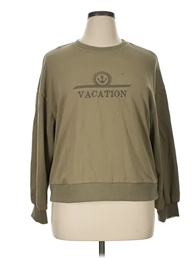 Pre-owned Dazy Sweatshirt In Tan