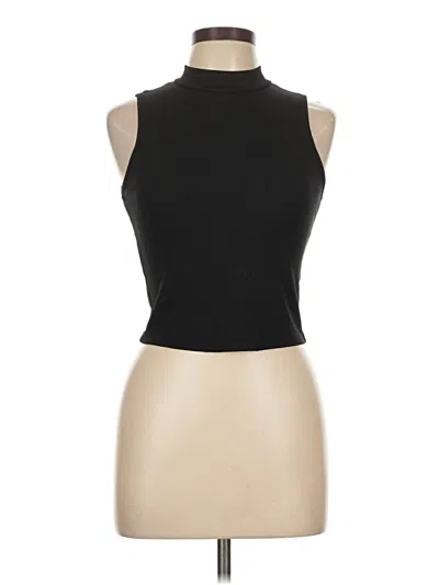 Pre-owned Dazy Tank Top Black Halter Neckline Tops