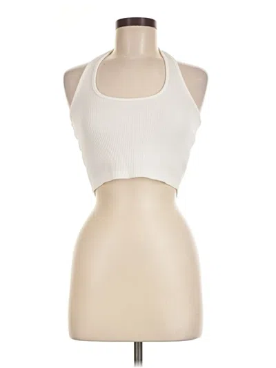 Pre-owned Dazy Tank Top Ivory Halter Neckline Tops