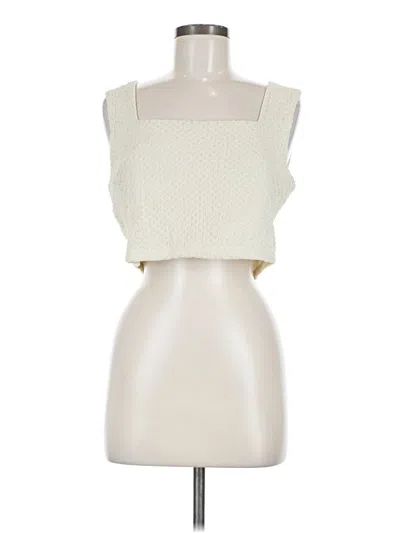 Pre-owned Dazy Tube Top Ivory Strapless Neckline Tops In White