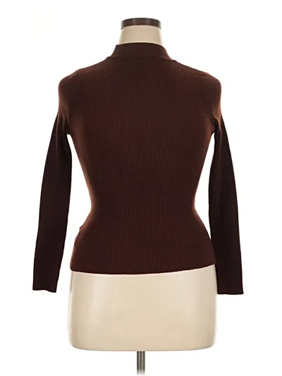 Pre-owned Dazy Turtleneck Sweater In Brown