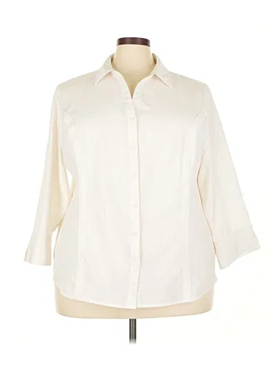 Pre-owned Db Established 1962 3/4 Sleeve Blouse In White