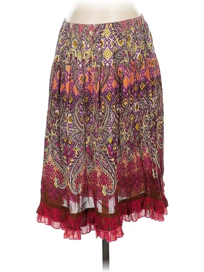 Pre-owned Db Established 1962 Casual Skirt In Burgundy