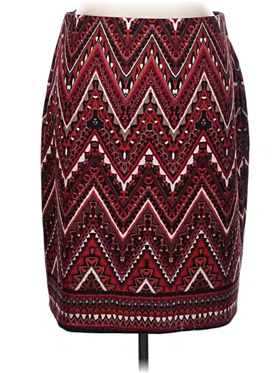 Pre-owned Db Established 1962 Casual Skirt In Burgundy