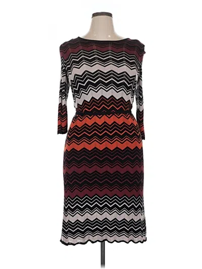 Pre-owned Db Established 1962 Cocktail Dress In Burgundy