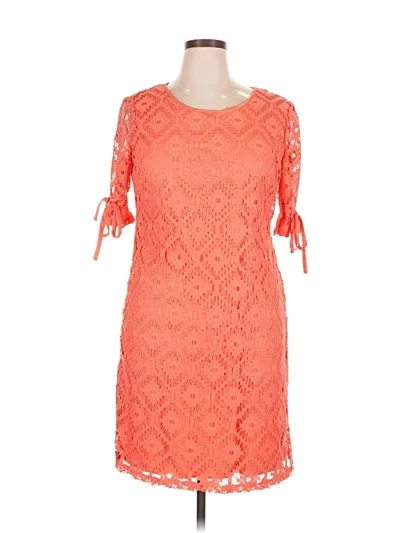 Pre-owned Db Established 1962 Cocktail Dress In Orange
