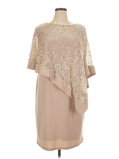 Pre-owned Db Established 1962 Cocktail Dress In Tan