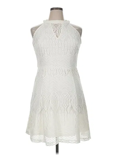 Pre-owned Db Established 1962 Cocktail Dress In White