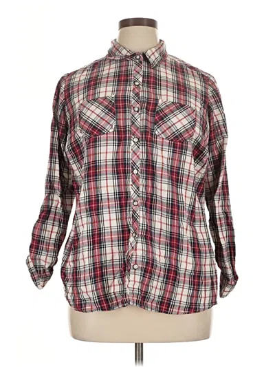 Pre-owned Db Established 1962 Long Sleeve Button Down Shirt In Red