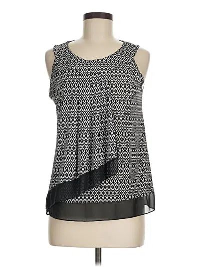 Pre-owned Db Established 1962 Sleeveless Blouse In Black