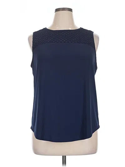 Pre-owned Db Established 1962 Sleeveless Blouse In Blue