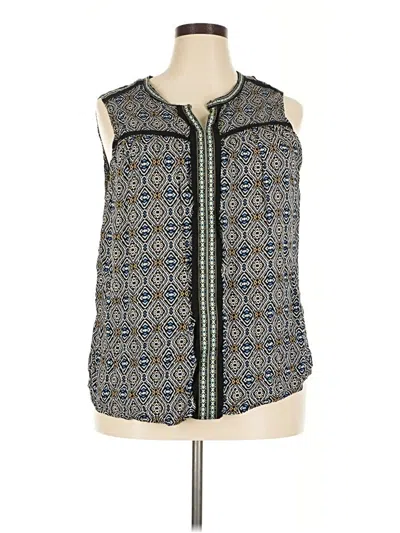 Pre-owned Db Established 1962 Sleeveless Blouse In Blue