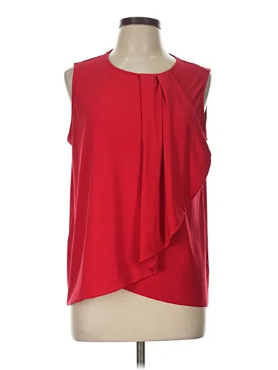 Pre-owned Db Established 1962 Sleeveless Blouse In Red