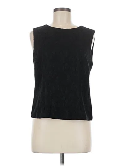 Pre-owned Db Established 1962 Sleeveless Top Black Boatneck Tops