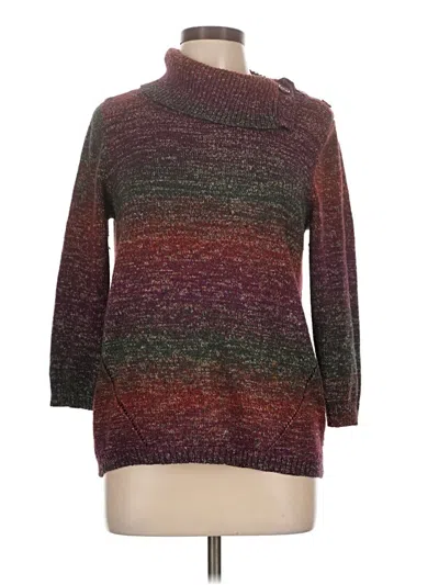 Pre-owned Db Established 1962 Turtleneck Sweater In Burgundy