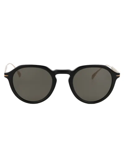 Db Eyewear By David Beckham Db 1098/s Sunglasses In 2m2/ir Black Gold