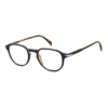 Db Eyewear By David Beckham Db 1140s9w/42 Blue Brown In Blue