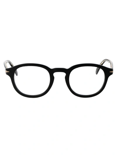 Db Eyewear By David Beckham Db 7017 Glasses In 807 Black