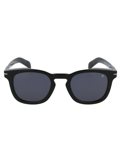 Db Eyewear By David Beckham Db 7030/s Sunglasses In 2m2ir Black Gold