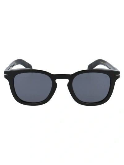 Db Eyewear By David Beckham Db 7030/s Sunglasses In 807t4 Black