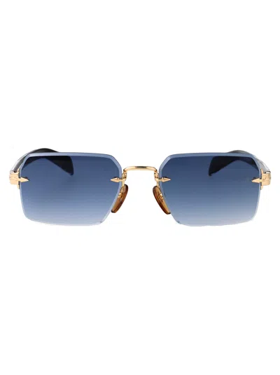 Db Eyewear By David Beckham Db 7109/s Sunglasses In Gold