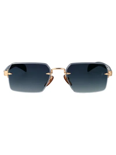 Db Eyewear By David Beckham Db 7109/s Sunglasses In Gold