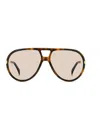 Db Eyewear By David Beckham Db 99/voyager Sunglasses In O Havana Gold