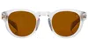 Db Eyewear By David Beckham Round Frame Sunglasses In Kb7/70 Grey