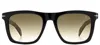 Db Eyewear By David Beckham Square Frame Sunglasses In Xwy/9k Blakhavangld